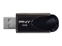 PNY Attaché 4 - USB flash-enhet - 16 GB FD16GATT4-EF