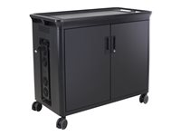 HP 30 Managed Charging Cart V2 vagn - öppen arkitektur - för 30 bärbara datorer - HP-svart T9E85AA#ABB