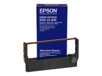 Epson ERC 23BR - 1 - svart, röd - färgband C43S015362