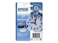 Epson 27 Multi-Pack - 3-pack - gul, cyan, magenta - original - bläckpatron C13T27054022