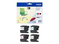 Brother LC229XL Value-Pack - 4-pack - svart, gul, cyan, magenta - original - bläckpatron LC229XLVALBPDR