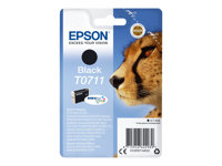 Epson T0711 - svart - original - bläckpatron C13T07114012