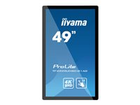 iiyama ProLite TF4939UHSC-B1AG 49" LED-bakgrundsbelyst LCD-skärm - 4K - för interaktiv skyltning/interaktiv kommunikation TF4939UHSC-B1AG