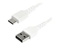 StarTech.com 1 m USB 2.0 till USB-C-kabel -&nbsp;vit - USB typ C-kabel - USB till 24 pin USB-C - 1 m RUSB2AC1MW