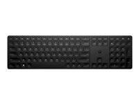 HP 450 - tangentbord - programmerbar - 100% full size - QWERTY - internationell engelska - svart Inmatningsenhet 4R184AA#ABB