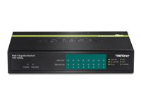 TRENDnet TPE TG80G GREENnet PoE+ Switch - switch - 8 portar - TAA-kompatibel TPE-TG80G