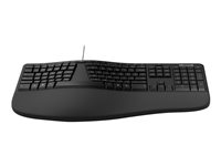 Microsoft Ergonomic Keyboard - tangentbord - nordisk - svart LXM-00009