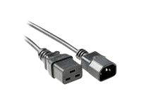 MicroConnect - strömkabel - IEC 60320 C14 till IEC 60320 C19 - 2 m AK5025