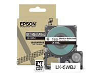 Epson LabelWorks LK-5WBJ - bandpatron - 1 kassett(er) - Rulle (1,8 cm x 8 m) C53S672063