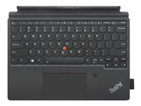 Lenovo Folio - tangentbord - med pekplatta, Trackpoint, UltraNav - QWERTY - brittisk - svart 4Y41C14254