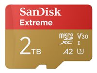 SanDisk Extreme - flash-minneskort - 2 TB - mikroSDXC UHS-I SDSQXAV-2T00-GN6MA