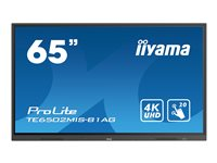 iiyama ProLite TE6502MIS-B1AG 65" LED-bakgrundsbelyst LCD-skärm - 4K - för interaktiv skyltning/interaktiv kommunikation TE6502MIS-B1AG