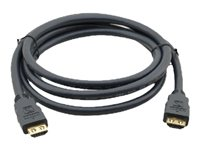 Kramer C-HM/HM/ETH Series C-HM/HM/ETH-3 - HDMI-kabel med Ethernet - 90 cm 97-01213003