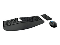 Microsoft Sculpt Ergonomic Desktop - tangentbord, mus och numerisk knappsats - engelska Inmatningsenhet L5V-00021