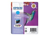 Epson T0802 - cyan - original - bläckpatron C13T08024021