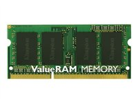 Kingston ValueRAM - DDR3 - modul - 2 GB - SO DIMM 204-pin - 1600 MHz / PC3-12800 - ej buffrad KVR16S11S6/2