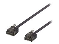 DELTACO patch-kabel - 50 cm - svart UUTP-2017