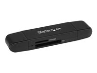 StarTech.com USB 3.0-minneskortläsare/skrivare för SD- och microSD-kort - USB-C och USB-A - kortläsare - USB 3.0/USB-C SDMSDRWU3AC
