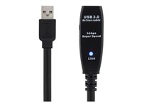 DELTACO USB3-1001 - USB-förlängningskabel - USB typ A till USB typ A - 3 m USB3-1001