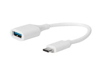 MicroConnect - USB typ C-adapter - USB typ A till 24 pin USB-C - 20 cm USB3.1CAF02W