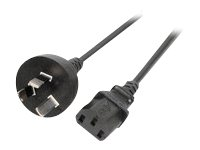 MicroConnect PowerCord - strömkabel - IEC 60320 C13 till ström, australisk 3-pin - 1.8 m PE010418AUSTRALIA