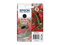 Epson 503 - svart - original - bläckpatron C13T09Q14010