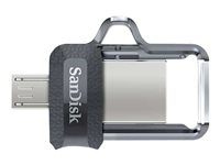 SanDisk Ultra Dual - USB flash-enhet - 128 GB SDDD3-128G-G46