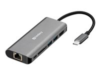 Sandberg - dockningsstation - USB - HDMI - 1GbE 136-18