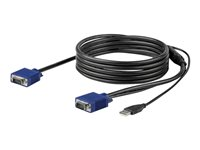 StarTech.com 10 ft. (3 m) USB KVM Cable for StarTech.com Rackmount Consoles - VGA and USB KVM Console Cable (RKCONSUV10) - video/USB-kabel - 3 m RKCONSUV10