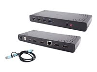 i-Tec - dockningsstation - USB-C / USB4 / Thunderbolt 3 / Thunderbolt 4 - HDMI - 1GbE CADUALHDMIDOCKPD