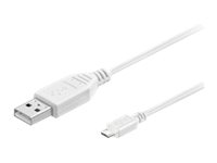 MicroConnect - USB-kabel - mikro-USB typ B till USB - 1.8 m USBABMICRO18W