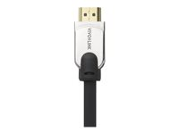 VivoLink Pro HDMI-kabel med Ethernet - 2 m PROHDMIHDMFM2-LSZH