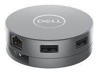 Dell 6-in-1 Multiport Adapter DA305 - dockningsstation - USB-C - HDMI, DP, USB-C - 1GbE DA305