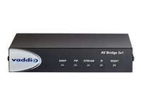 Vaddio AV Bridge 2x1 videoströmning/ljudkodning/omkopplare 999-8250-001