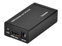 MicroConnect HDMI Extender - förlängd räckvidd för audio/video - HDMI MC-HM-ET06