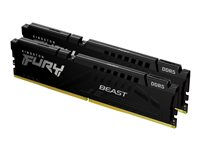 Kingston FURY Beast - DDR5 - sats - 64 GB: 2 x 32 GB - DIMM 288-pin - 6000 MHz / PC5-48000 - ej buffrad KF560C30BBEK2-64