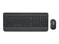 Logitech Signature MK650 Combo for Business - sats med tangentbord och mus - QWERTY - brittisk - grafit Inmatningsenhet 920-010999