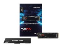 Samsung 990 PRO MZ-V9P1T0BW - SSD - 1 TB - PCIe 4.0 x4 (NVMe) MZ-V9P1T0BW