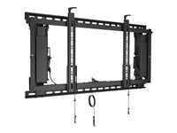 Chief ConnexSys Adjustable Wall Mount - For Monitors 42-80" - Black monteringssats - för videovägg - svart LVS1U