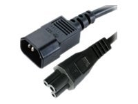 MicroConnect Power Cord Notebook - strömkabel - IEC 60320 C5 till IEC 60320 C14 - 1.8 m PE080618