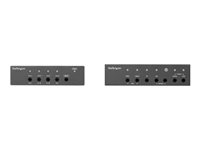StarTech.com Multi-Input HDBaseT Extender Kit - Built-In Switch and Video Scaler - DisplayPort HDMI and VGA Over CAT6 or CAT5e (ST121HDBTSC) - video/ljud/infrarröd/nätverksförlängare - HDMI, DisplayPort, HDBaseT, VGA - TAA-kompatibel ST121HDBTSC