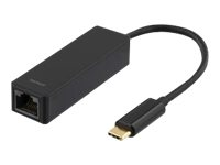 DELTACO USBC-GIGA - nätverksadapter - USB 3.1 - Gigabit Ethernet USBC-GIGA