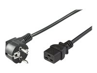 MicroConnect - strömkabel - CEE 7/7 till IEC 60320 C19 - 1 m PE0771901
