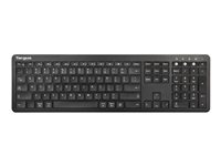 Targus Full-Size Multi-Device - tangentbord - Nordisk - svart AKB864NO