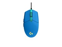 Logitech Gaming Mouse G203 LIGHTSYNC - mus - USB - blå 910-005798