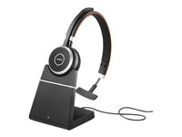 Jabra Evolve 65 SE UC Mono - headset - med laddningsställ 6593-833-499