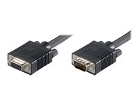 MicroConnect - VGA-förlängningskabel - HD-15 (VGA) till HD-15 (VGA) - 5 m MONGH5B