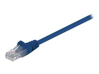 MicroConnect nätverkskabel - 25 cm - blå B-UTP50025B