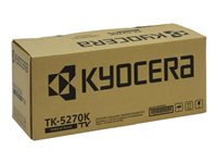 Kyocera TK 5270K - Svart - original - tonerkassett - för ECOSYS M6230, M6630, P6230 1T02TV0NL0