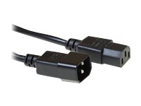MicroConnect - förlängningskabel för ström - IEC 60320 C14 till power IEC 60320 C13 - 1.2 m PE040612
